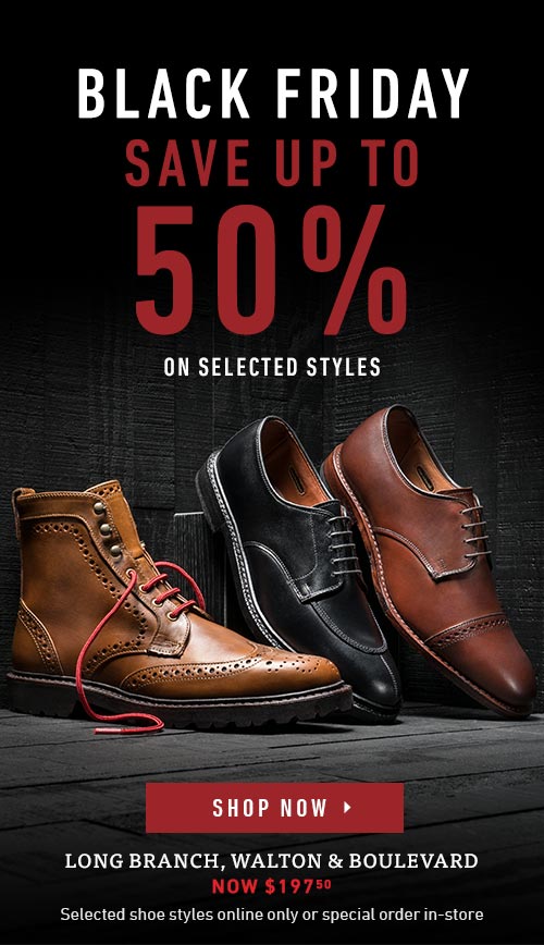 Allen Edmonds Save Up To 50 Black Friday Sale Milled