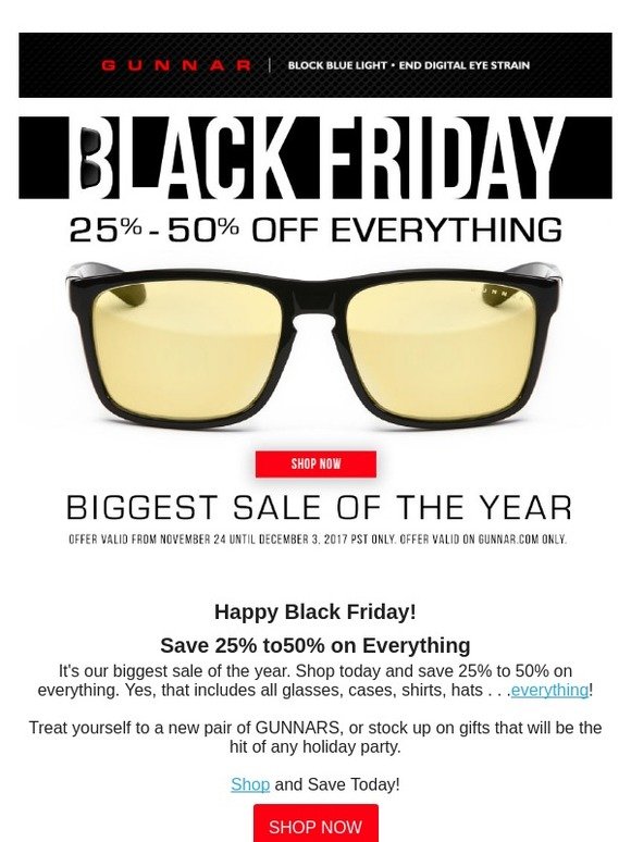 black friday glasses offers