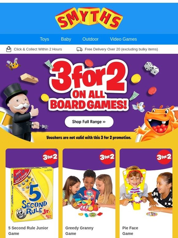 smyths toy store games
