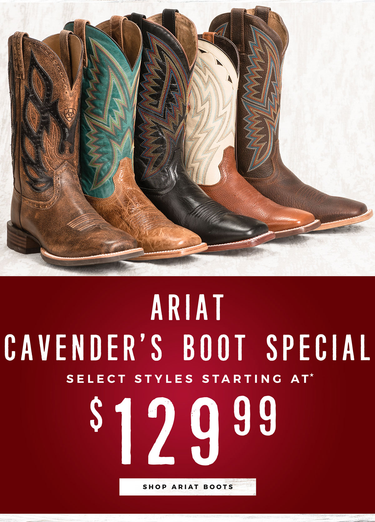 cavender's boot specials