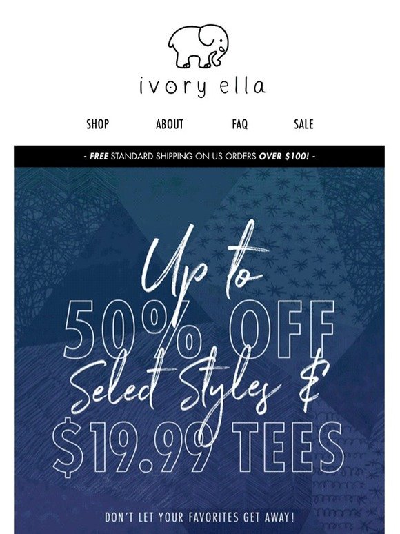 Ivory Ella Black Friday Sale Extended Milled