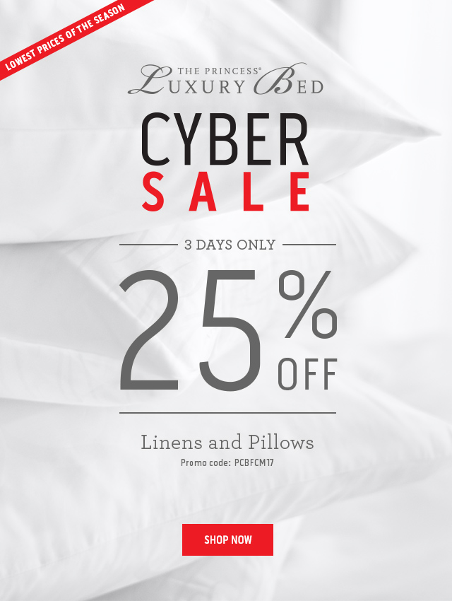 Princess Cruises 25 off Princess Luxury Bed linens Milled