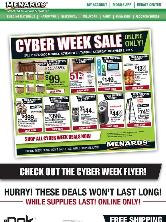 Menards CYBER WEEK Save 20 on Surefire G2x Pro LED Flashlight Milled
