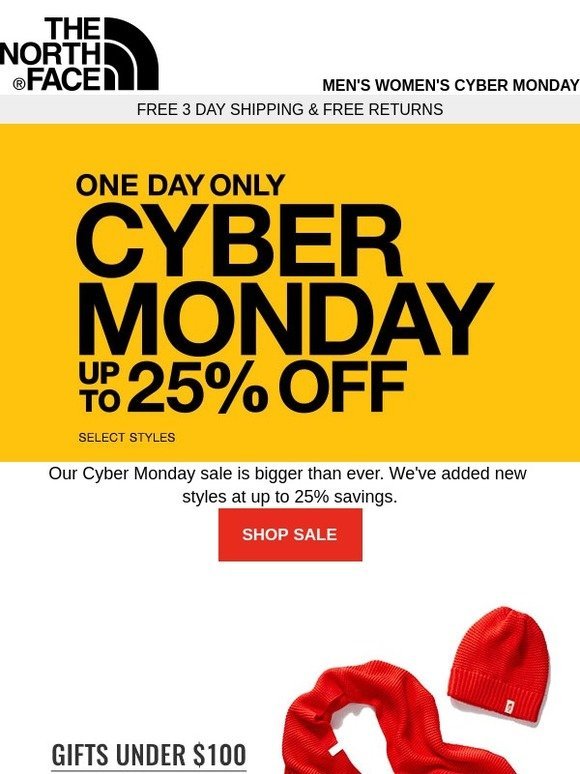 cyber monday 2018 north face