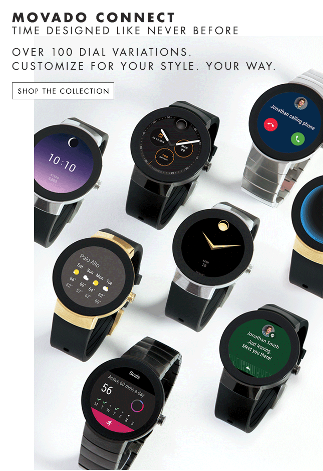 movado connect faces
