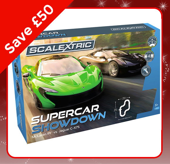 Scalextric Supercar Showdown McLaren P1 vs Jaguar C-X75