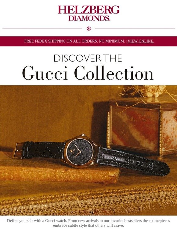 gucci watch helzberg