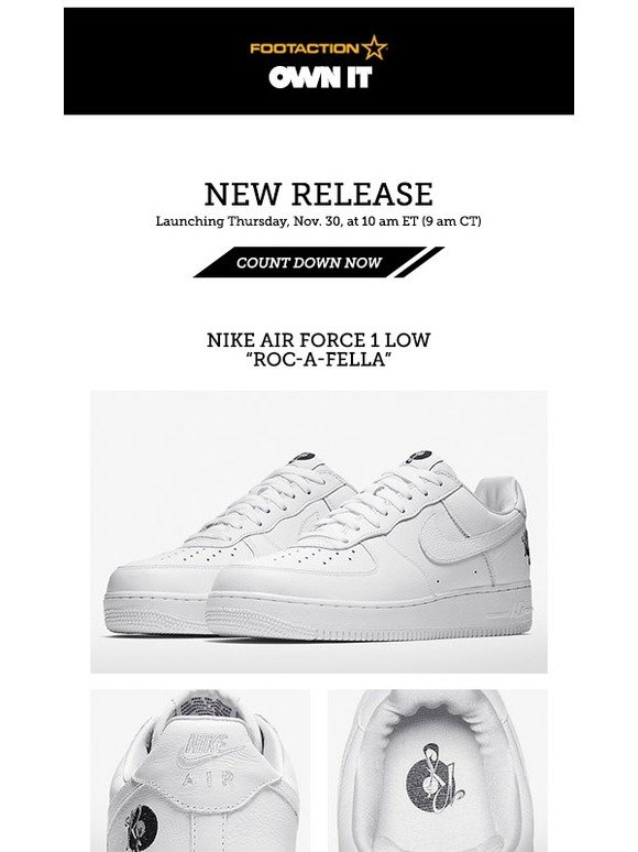 nike air force 1 white footaction
