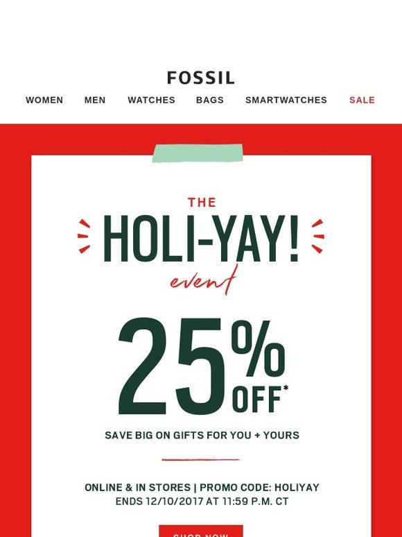 Promo Code For Fossil Watches Flash Sales, SAVE 51%.