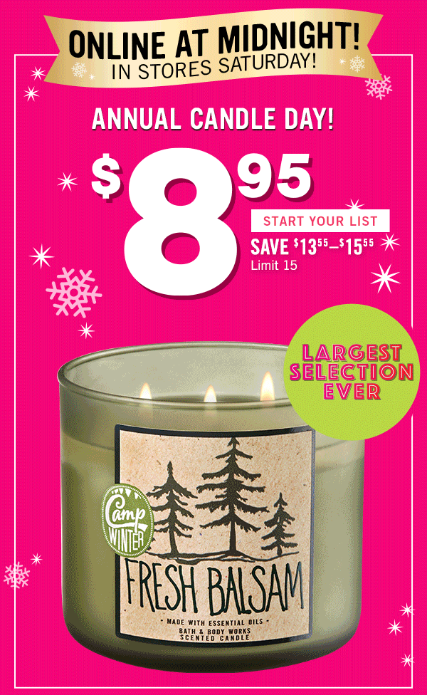 bath and body works annual candle sale prices PeachyKeen Online