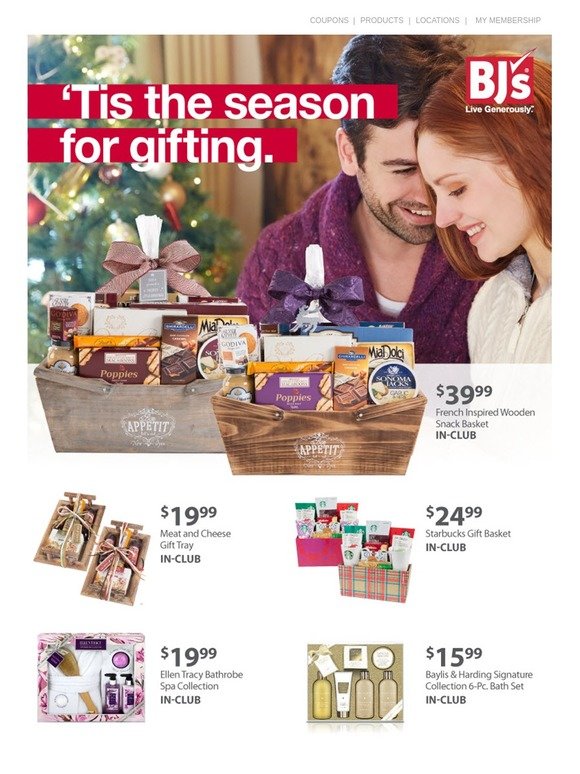 BJs Wholesale Club [Gift Baskets] Perfect for everyone on your list