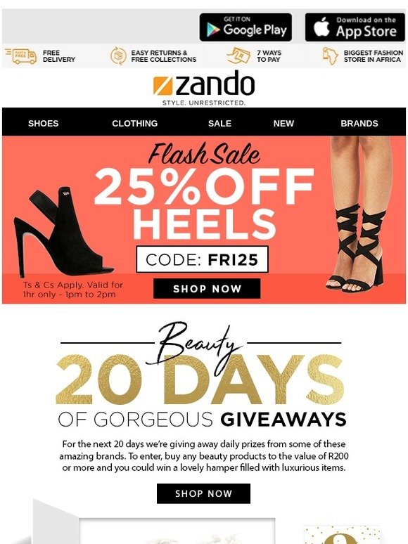 zando sale heels