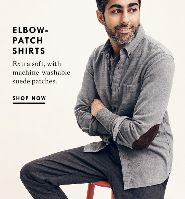j crew elbow patch shirt