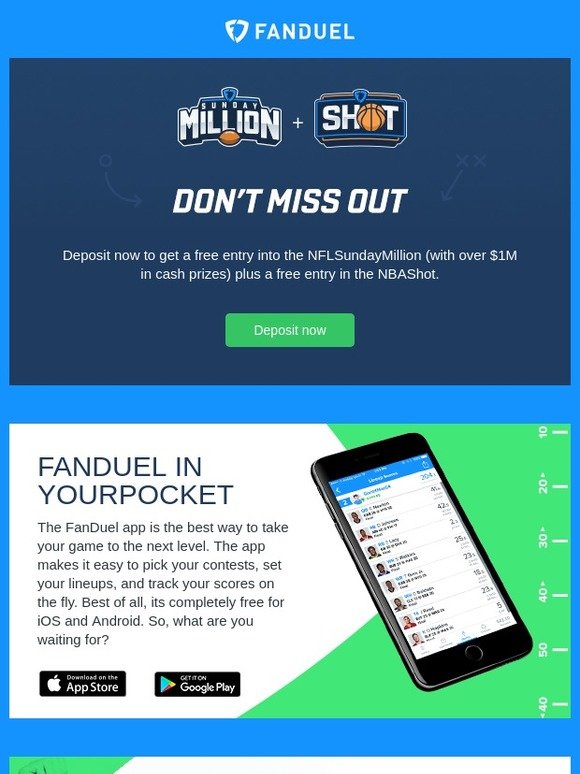 FanDuel: Free $10,00 Gridiron Pick'em Game