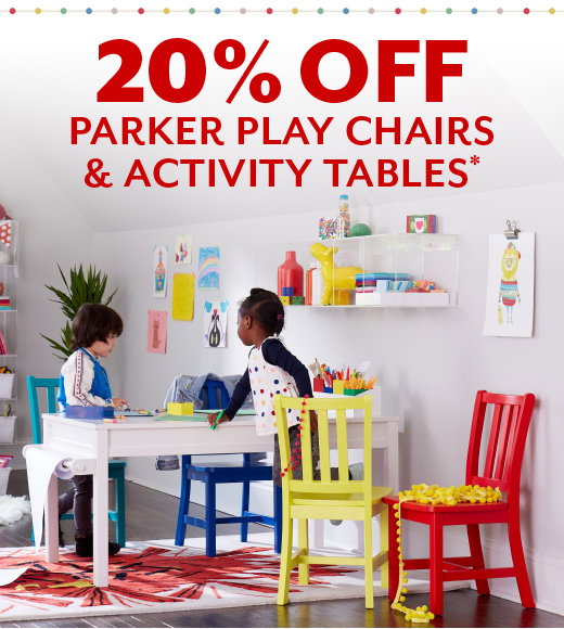 20% OFF Parker Play Chairs & Activity Tables >