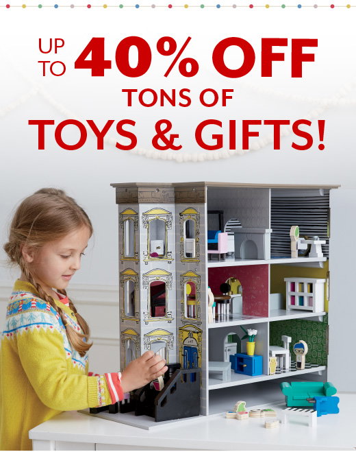 Shop up to 40% OFF tons of Toys & Gifts >
