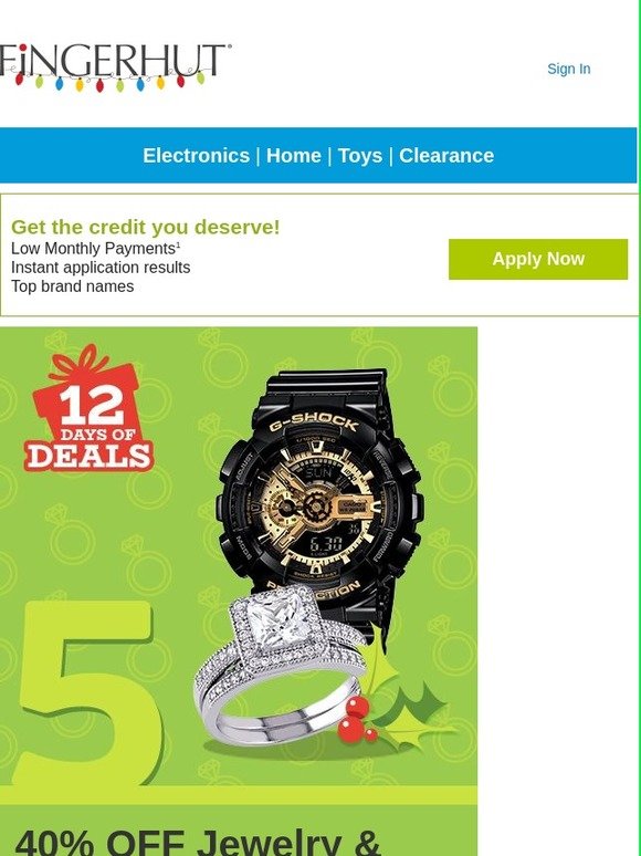 Fingerhut Fingerhut 40 OFF Jewelry & Watches 12 Days of Deals Milled