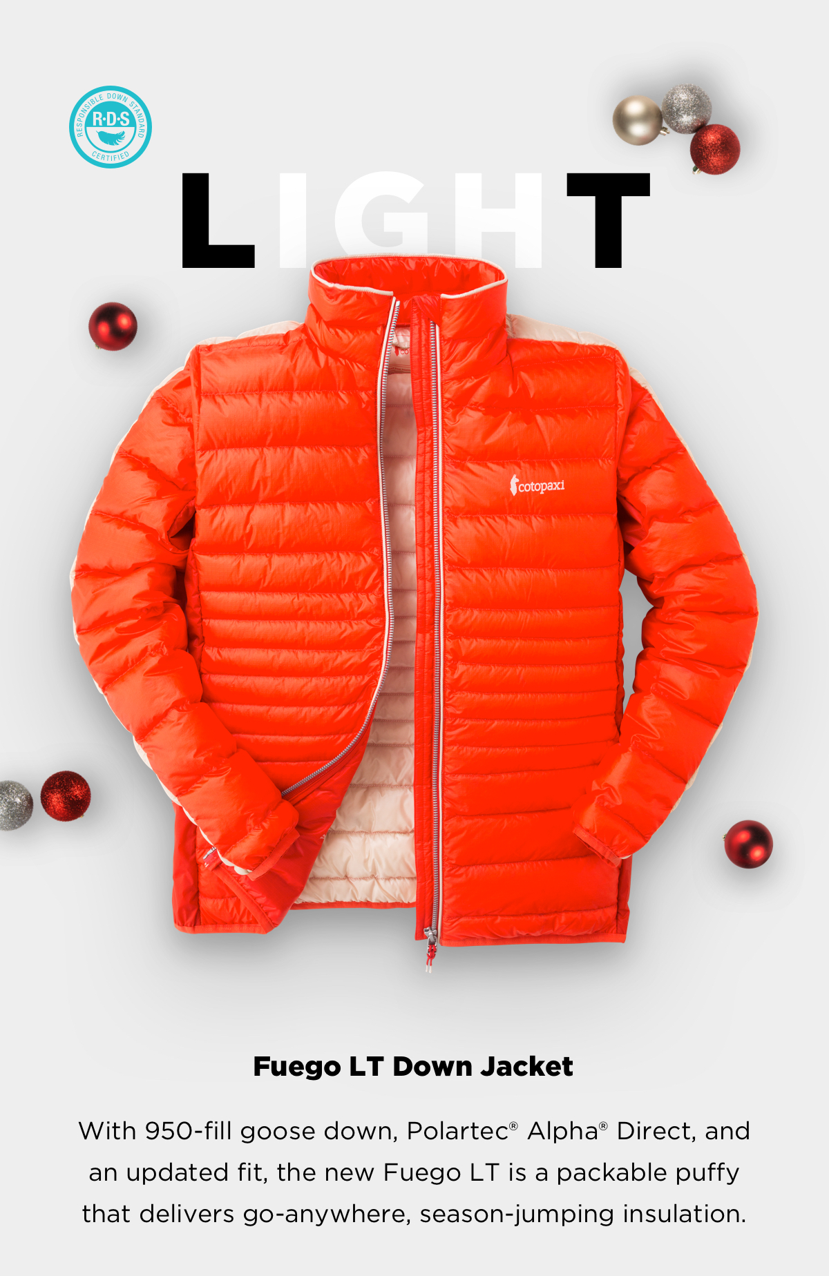 cotopaxi fuego lt down jacket