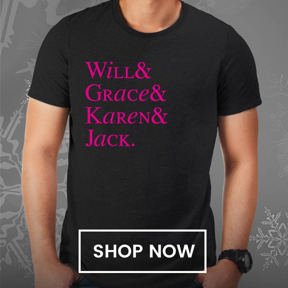 Will & Grace Classic Names Men's Short Sleeve T-Shirt