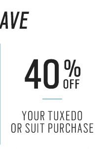 ARRIVE IN STYLE | Turn heads at your holiday and New Year's Eve 
parties + Complete Tuxedo rental Packages starting at $99.99 + More Ways 
to Save - Rent Now