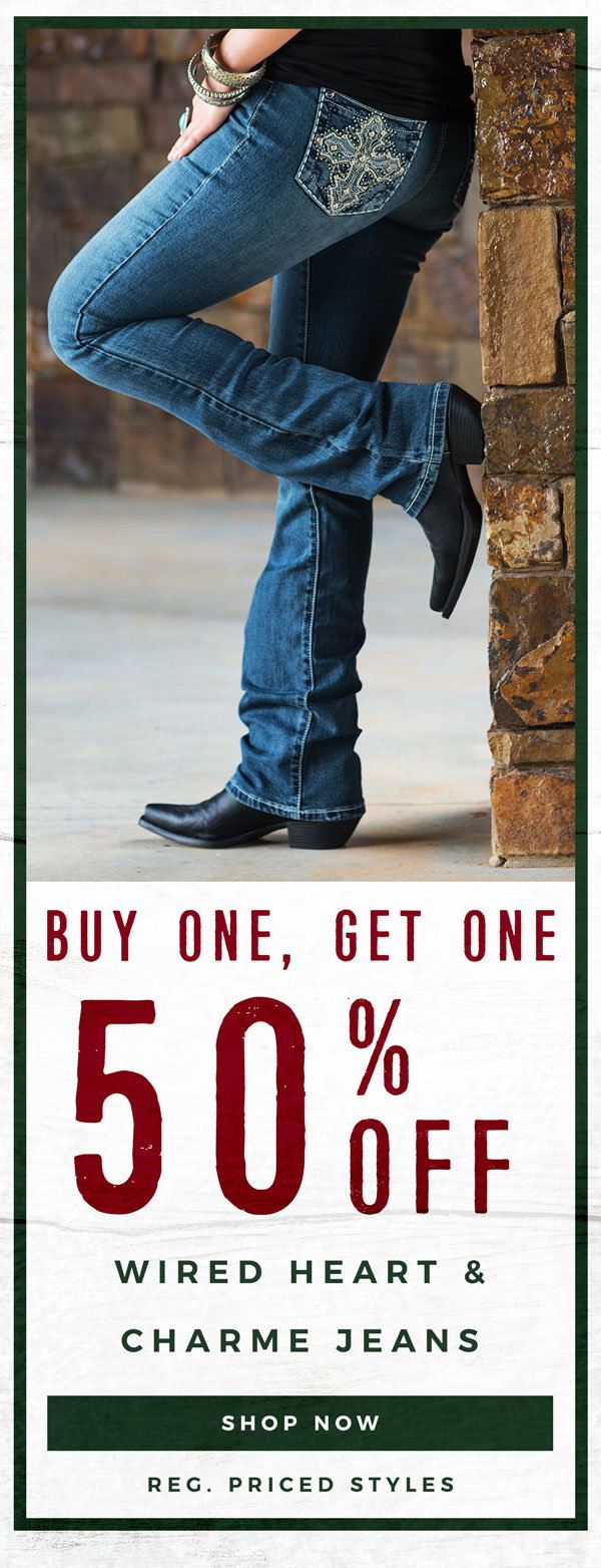 Wired Heart \u0026 Charme Jeans Now BOGO 50 