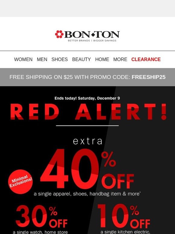Bonton: Final Hours: 40% off Item Coupon ENDS Soon! | Milled