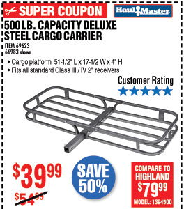 500 lb. Steel Cargo Carrier