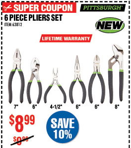 5 Pc Pliers Set
