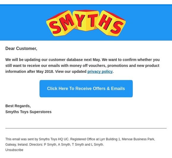 Smyths sales vouchers 2018