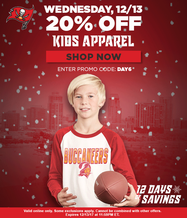 bucs apparel