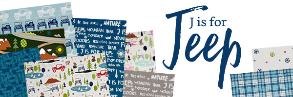 Fabric Com J Is For Jeep Milled