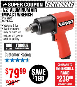 1/2 in. Aluminum Air Impact Wrench