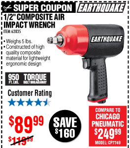 1/2 in. Composite Air Impact Wrench