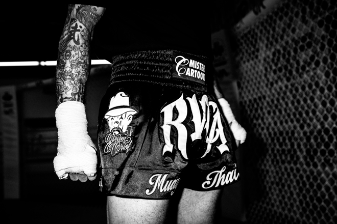 Rvca muay store thai shorts