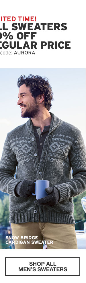 eddie bauer men's cardigans