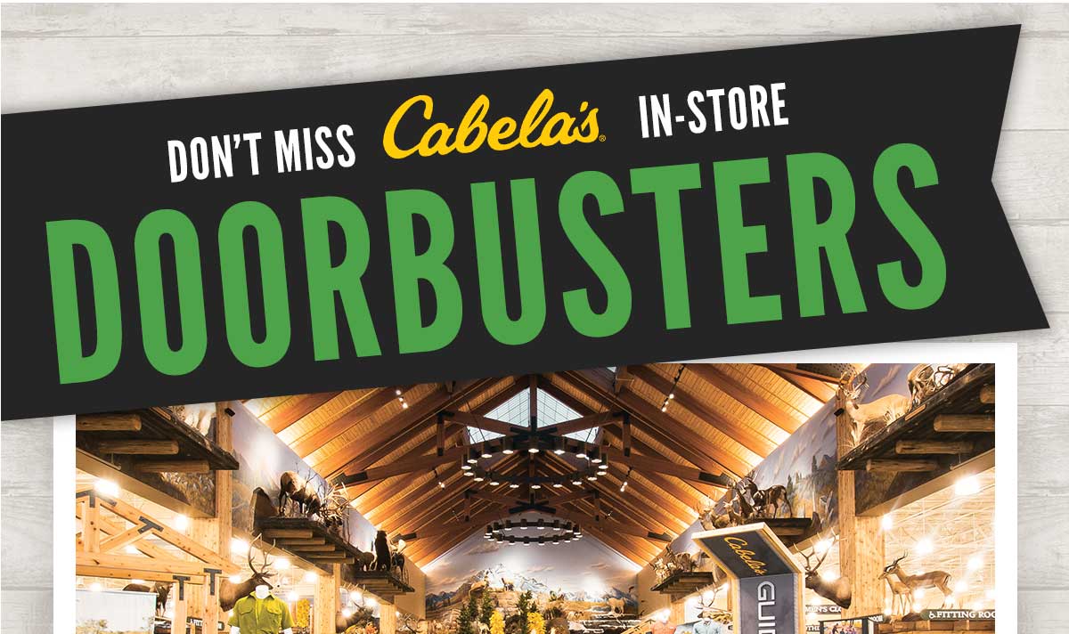 Cabela's National Free Shipping Day Milled