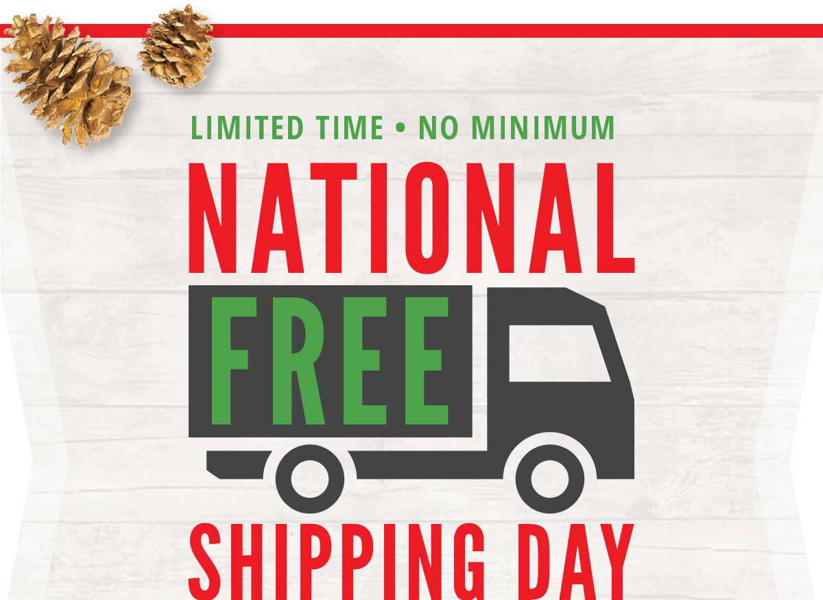 Cabela's National Free Shipping Day Milled