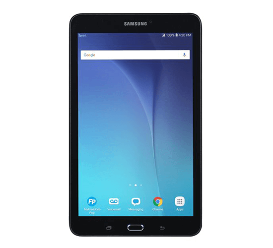 Samsung Galaxy Tab E 8.0, 16GB Metallic Black (CDMA)