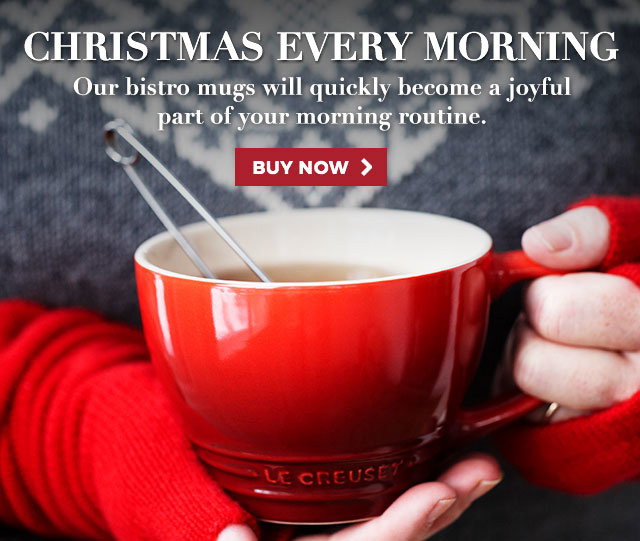 Le Creuset Noel Collection sale: 20% off, 2 free mugs with $250 order 