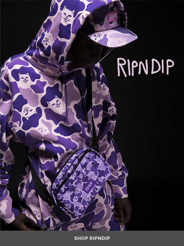 Ripndip purple camo hoodie hot sale