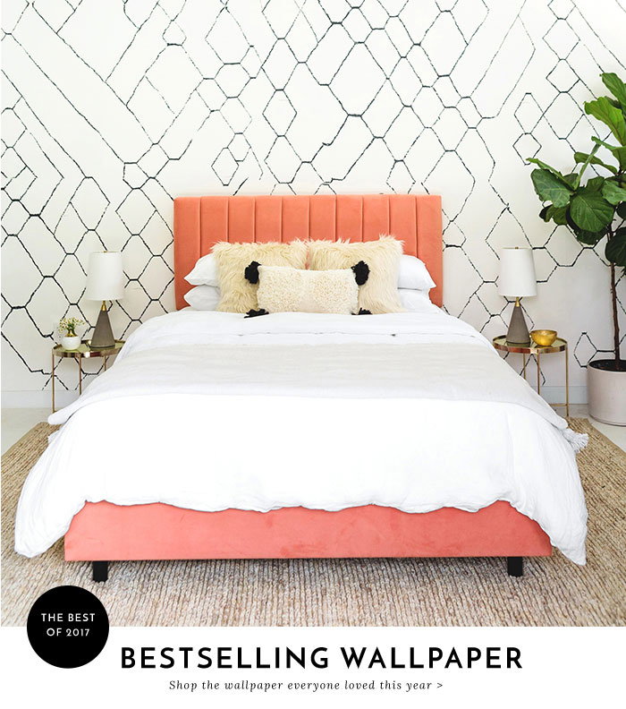 Lulu and Georgia Starburst Hexagon Wallpaper by Taylor Sterling  The 27  Best Things on Sale This Week Straight From a HomeShopping Expert   POPSUGAR Home Photo 5