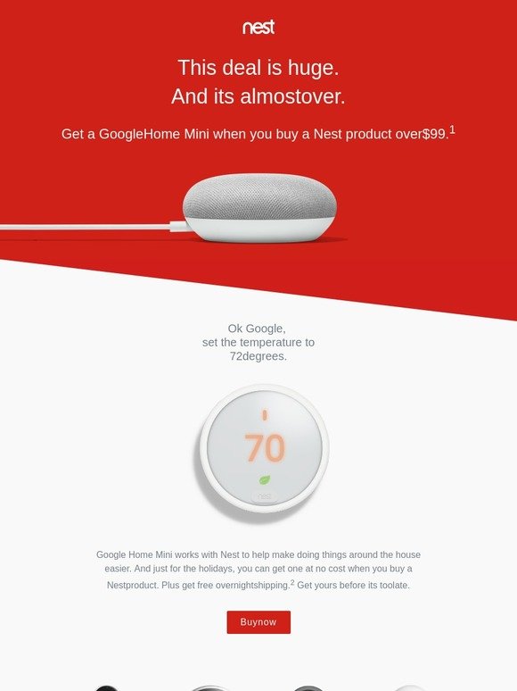 There’s still time to get a Google Home Mini from Nest.