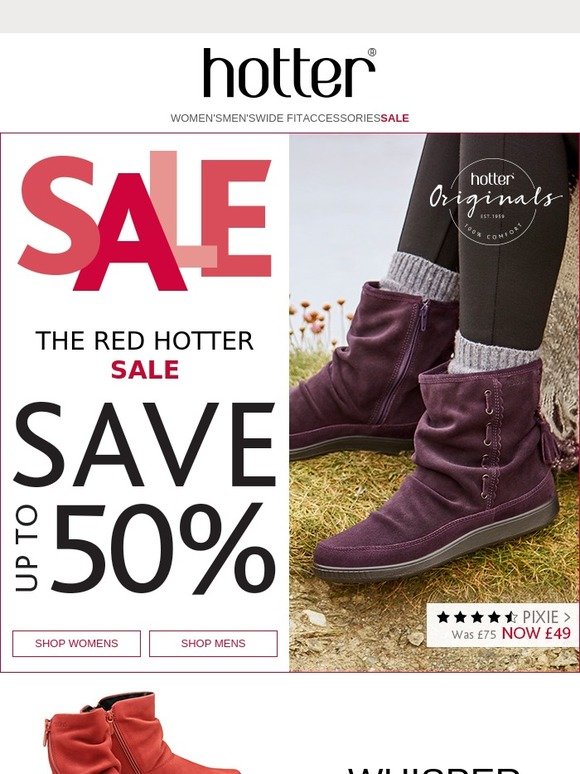 hotter boots sale