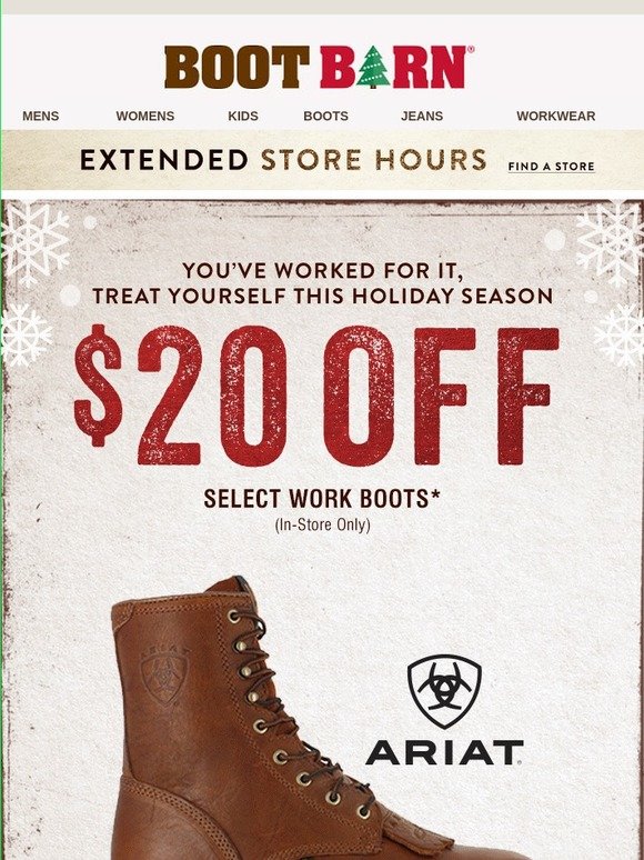 20 Off Work Boots Treat Yourself Or Your Loved One