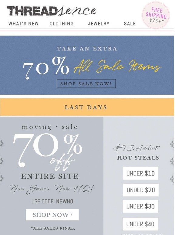 Time is Running Out!  70% off ENDING SOON!