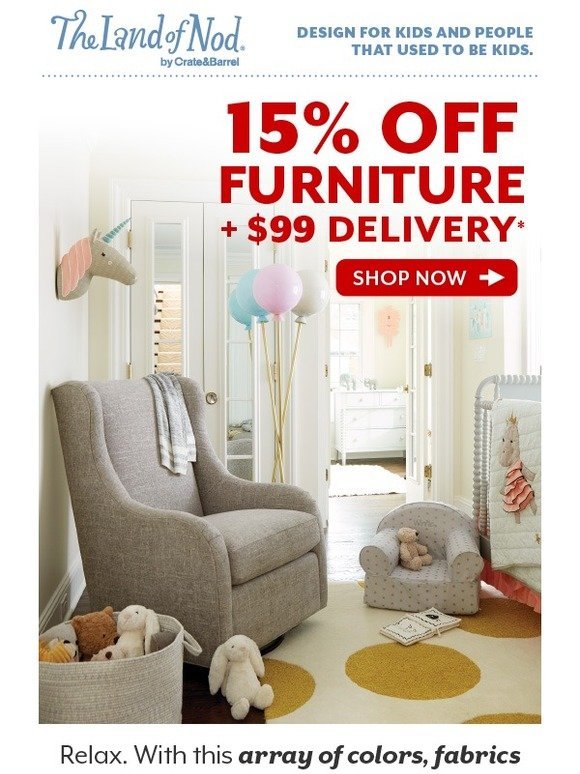 The Land Of Nod Relax The Rocking Chair Glider Sale Milled