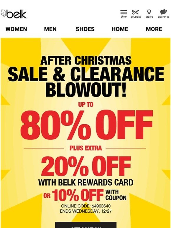 Belk: ️ 80% Off Clearance? | Milled
