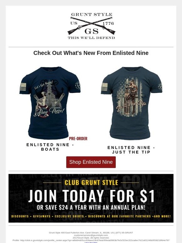 just the tip shirt grunt style