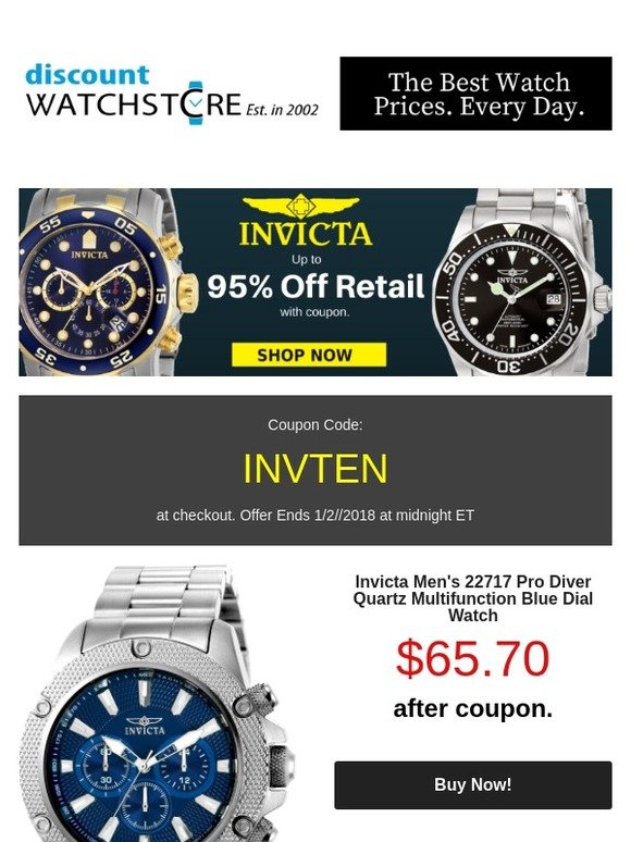 coupon invicta