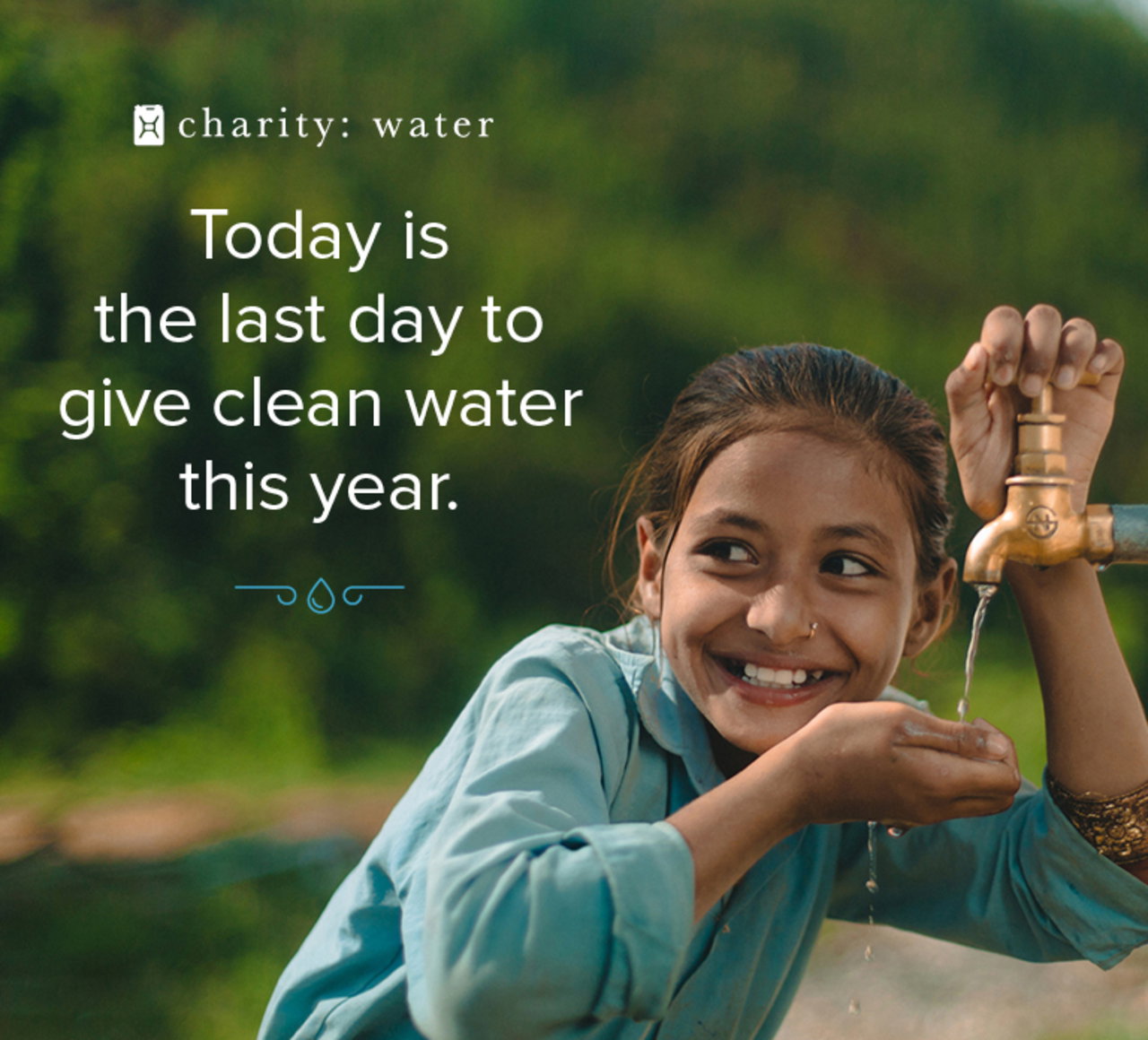 Charity: Water: Last chance to give clean water this year. | Milled